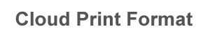 Print Format